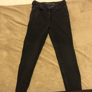 Black AE Jeggings, Size 6